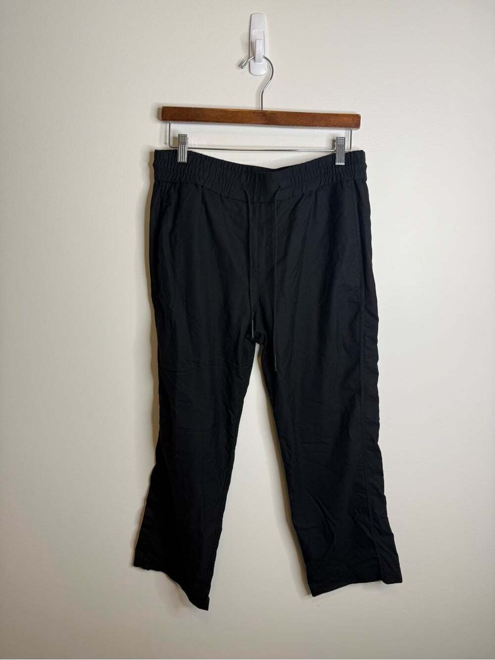 Kit and Ace Black Elastic-Waist pants size 12 drawstring